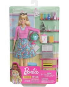 Barbie Studentessa con Mappamondo - Mattel