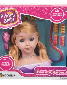 GIOCHERIA testa bambola da pettinare Beauty Queen - Princy bella -GGI190216
