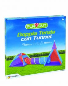 Doppia Tenda con Tunnel - Play out