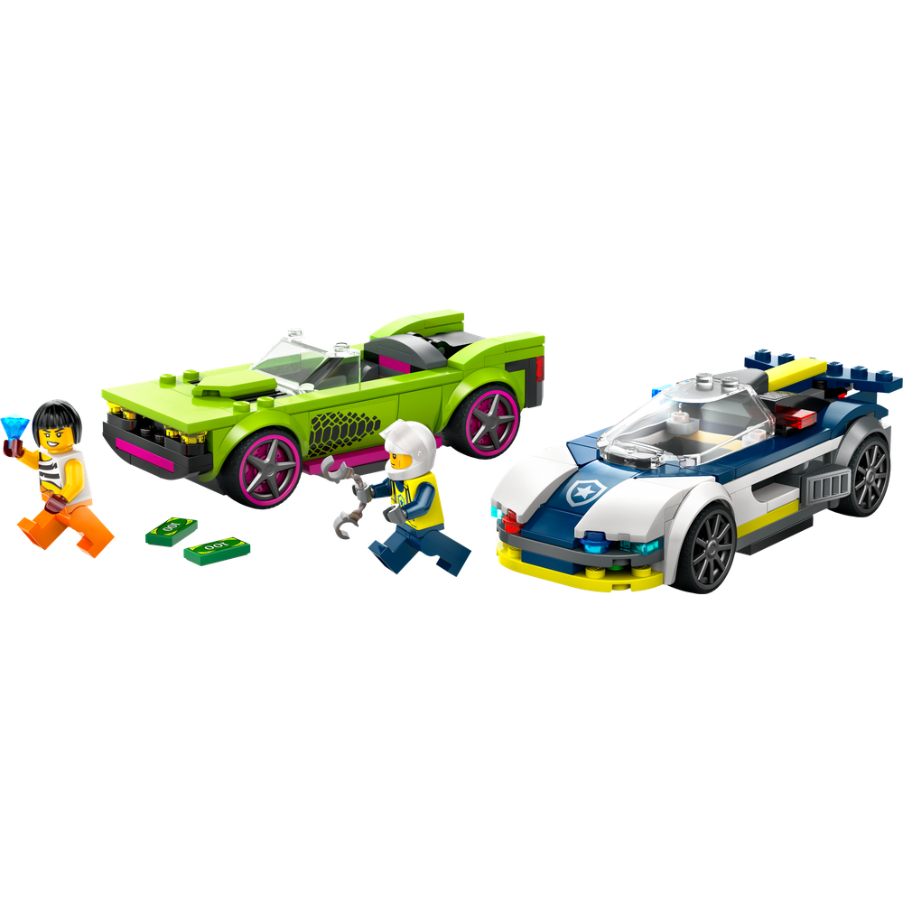 LEGO City 60415 Inseguimento della Macchina da Corsa