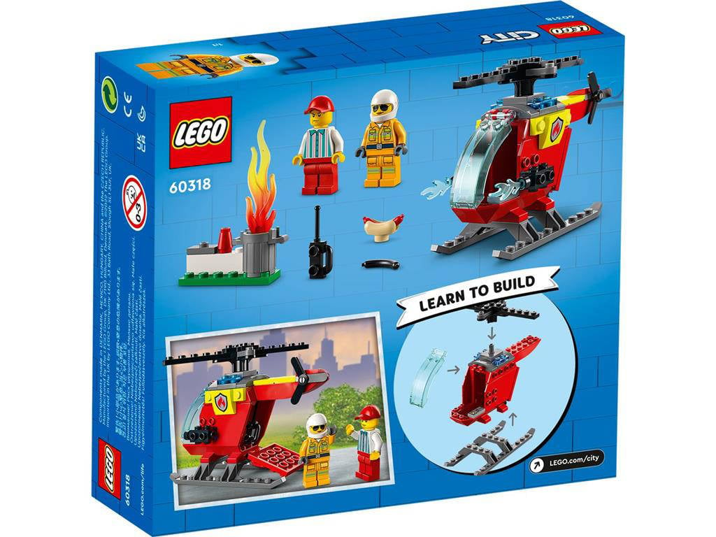 LEGO City 60411 Elicottero dei Pompieri - Il Giocartolaio